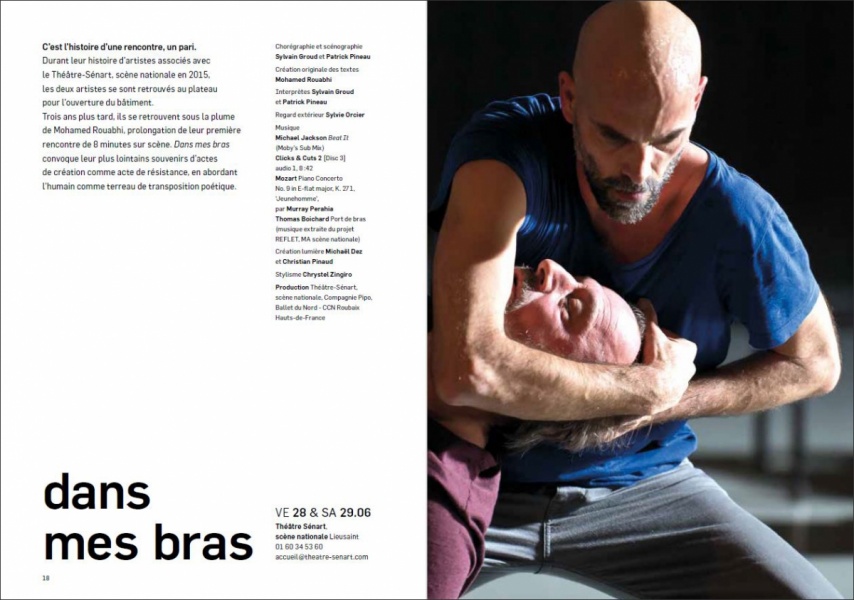 Programme Ballet du Nord janv-juin 2019 - photographie © Frédéric Iovino