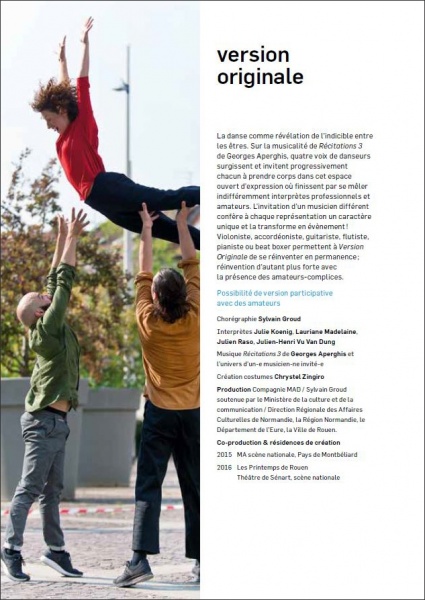 Programme Ballet du Nord janv-juin 2019 - photographie © Frédéric Iovino