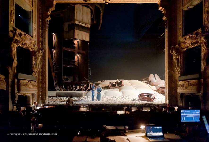 Programme de salle "Le Vaisseau Fantôme" - opéra de lille - Mars 2017 - photographie © Frédéric Iovino