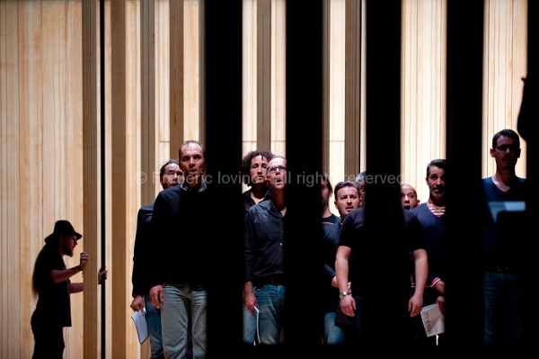 JOURNAL D'UN DISPARU (Christian Rizzo 2014) - Séance de répétition du 11 septembre 2014 à l'opéra de Lille - photographie © Frédéric Iovino