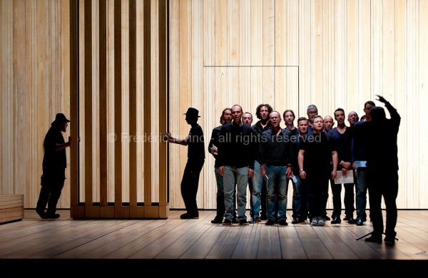 JOURNAL D'UN DISPARU (Christian Rizzo 2014) - Séance de répétition du 11 septembre 2014 à l'opéra de Lille - photographie © Frédéric Iovino