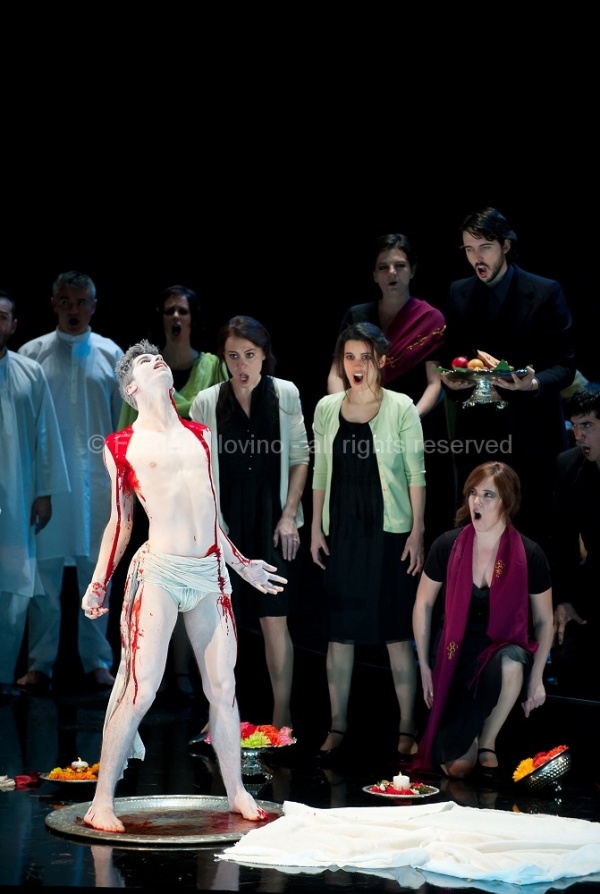 IDOMENEO (Jean-Yves Ruf, 2015) - Du 27 janvier 2015 au 6 février 2015 à l'opéra de Lille - Mise en scène: Jean-Yves Ruf -  Avec : Kresimir Spicer, Rosa Feola , Patrizia Ciofi, Rachel Frenkel, Edgaras Montvidas, Emiliano Gonzalez Toro, Bogdan Talos - Photographie © Frédéric Iovino