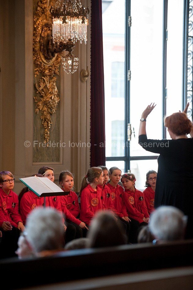 Happy day - Opéra de Lille - Journée européenne de l'opéra - Dimanche 10 mai 2015 - Avec : Jean-François Sivadier, la pré-maîtrise de Radio-France , le Choeur maîtrisien du conservatoire de Wasquehal, Pôle d'art vocal du conservatoire du pays de Montbéliard - photographie © Frédéric Iovino