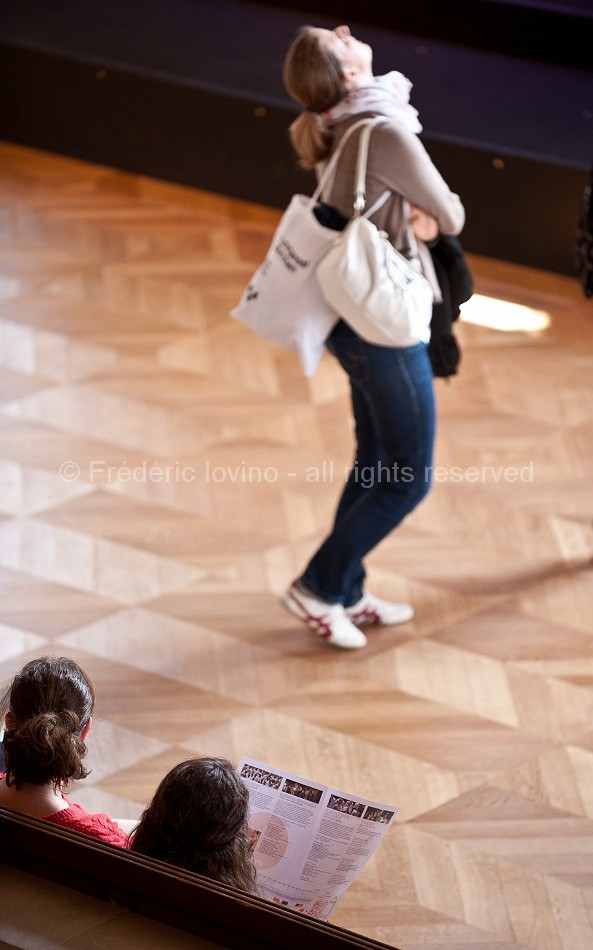 Happy day - Opéra de Lille - Journée européenne de l'opéra - Dimanche 10 mai 2015 - Avec : Jean-François Sivadier, la pré-maîtrise de Radio-France , le Choeur maîtrisien du conservatoire de Wasquehal, Pôle d'art vocal du conservatoire du pays de Montbéliard - photographie © Frédéric Iovino