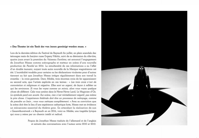 Programme Médée - Opéra de Lille - 2012 - photographie © Frédéric Iovino