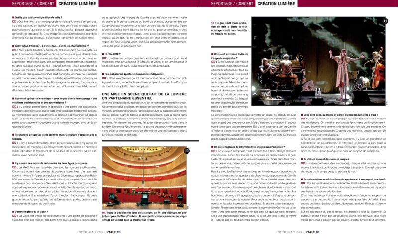 article Camille - Sono mag #389 - mai 2013 - - photographies © Frédéric Iovino