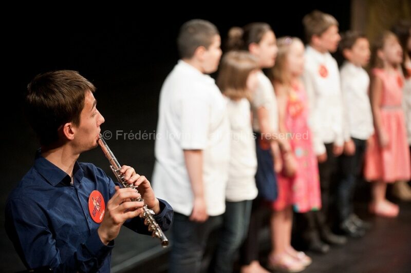 Happy day - Opéra de Lille - Journée européenne de l'opéra - Dimanche 10 mai 2015 - Avec : Jean-François Sivadier, la pré-maîtrise de Radio-France , le Choeur maîtrisien du conservatoire de Wasquehal, Pôle d'art vocal du conservatoire du pays de Montbéliard - photographie © Frédéric Iovino