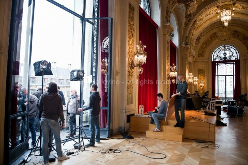 Retransmission live de Madama Butterfly sur écran géant - Le 02 juin 2015, Place du concert à Lille - photographie © Frédéric Iovino