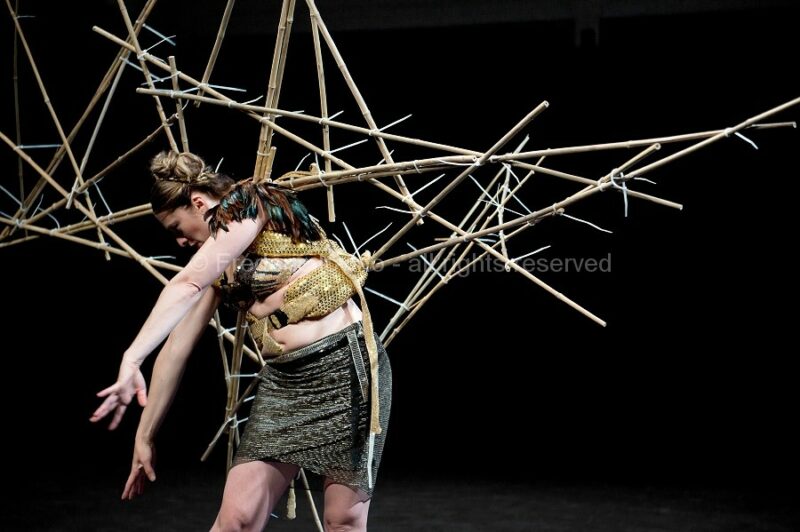 LA ESCLAVA - Le 1er octobre 2015 au Gymnase CDC / Roubaix - Chorégraphie : Ayelen Parolin - Interprétation : Lisi Estaràs - photographie © Frédéric Iovino