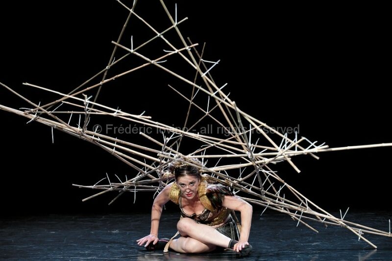 LA ESCLAVA - Le 1er octobre 2015 au Gymnase CDC / Roubaix - Chorégraphie : Ayelen Parolin - Interprétation : Lisi Estaràs - photographie © Frédéric Iovino