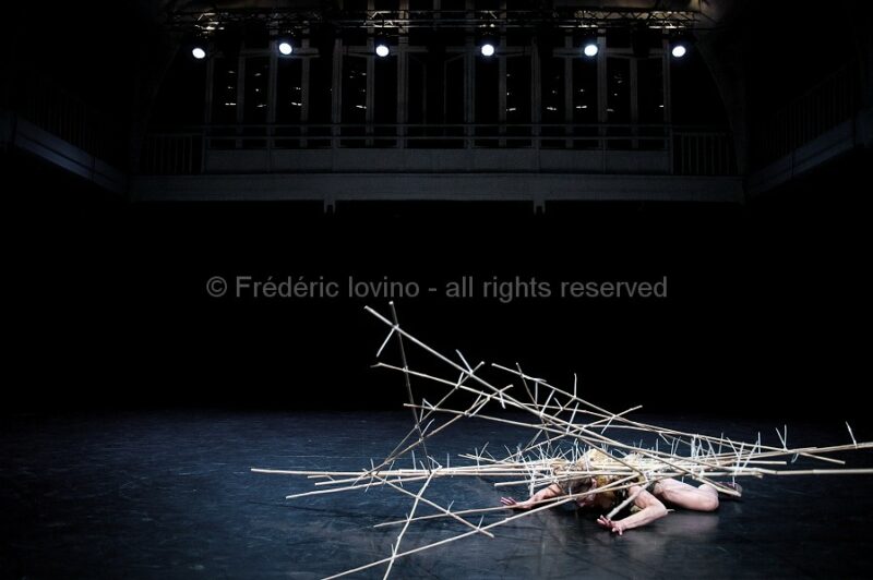 LA ESCLAVA - Le 1er octobre 2015 au Gymnase CDC / Roubaix - Chorégraphie : Ayelen Parolin - Interprétation : Lisi Estaràs - photographie © Frédéric Iovino