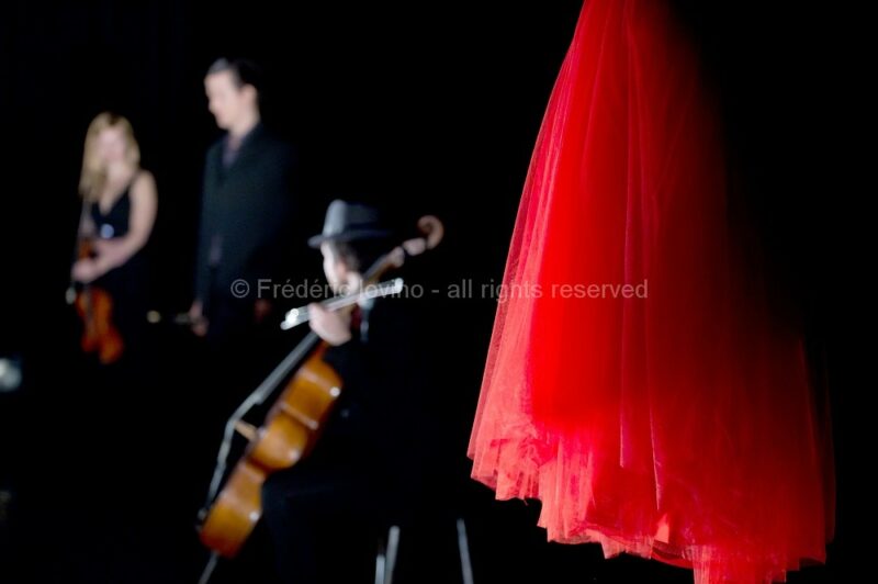 JOHNNY, FAIS-MOI MÂLE ! / Ensemble Virevolte - le 06 février 2016 à Haubourdin - Direction artistique : Aurore Bucher Mise en scène : Clémence Bucher - Avec : Aurore Bucher, Clémence Schaming, Jérémie Arcache, Carjez Gerretsen, Damien Pouvreau - photographie © Frédéric Iovino