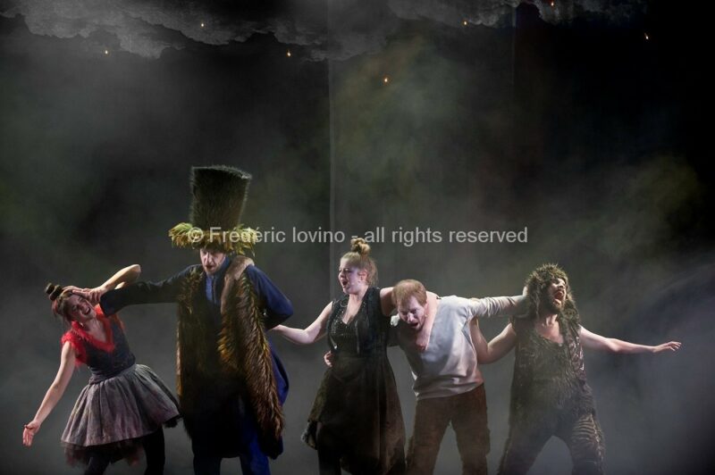 SIT OZFÅRS WYSR / Ensemble 101 & Macompagnie - Auteurs : Jeanne Béziers et Mike Solomon - Mise en Scène : Jeanne Béziers - Interprètes : Marie Perbost , Marie Picaut , Mike Solomon , Ryan Veillet et Mathieu Dubroca - photographies © Frédéric Iovino