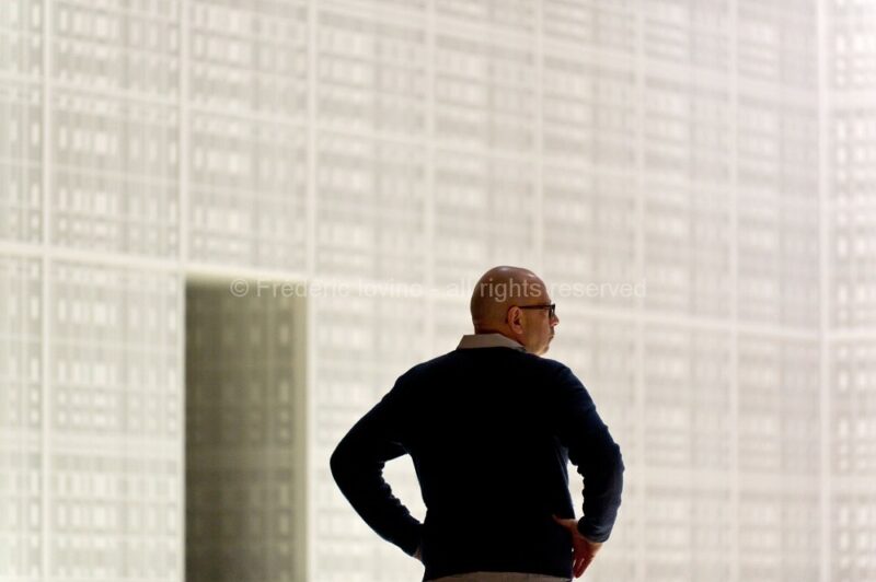 MARTA (Ludovic Lagadre, 2016) - Séance de répétition le 29 février 2016 à l'opéra de Lille - Opéra de Wolfgang Mitterer (né en 1958) - Mise en scène: Ludovic Lagarde - Direction musicale: Clement Power - Avec: Elsa Benoit, Georg Nigl, Hesse von den Steinen, Martin Mairinger, Tom Randle, Ensemble Ictus, Les Cris de Paris (ensemble vocal) - Photographie © Frédéric IOVINO