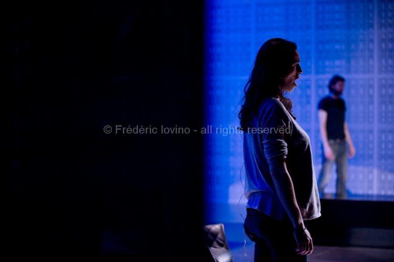 MARTA (Ludovic Lagadre, 2016) - Séance de répétition le 29 février 2016 à l'opéra de Lille - Opéra de Wolfgang Mitterer (né en 1958) - Mise en scène: Ludovic Lagarde - Direction musicale: Clement Power - Avec: Elsa Benoit, Georg Nigl, Hesse von den Steinen, Martin Mairinger, Tom Randle, Ensemble Ictus, Les Cris de Paris (ensemble vocal) - Photographie © Frédéric IOVINO