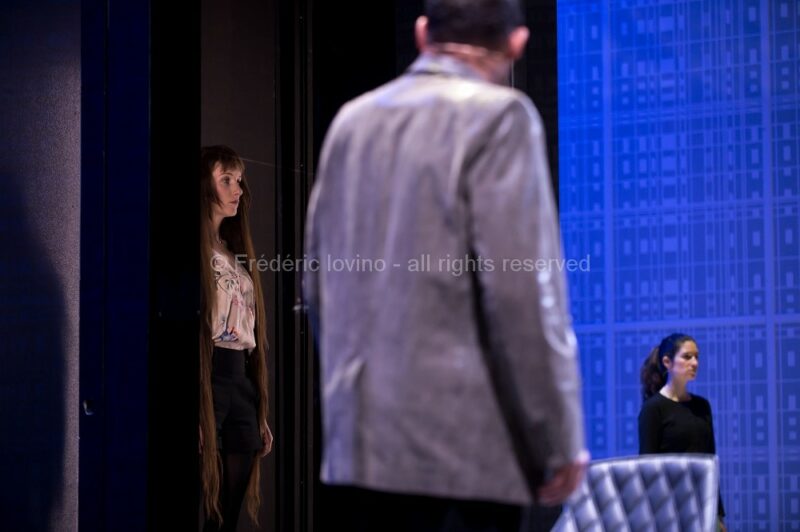 MARTA (Ludovic Lagadre, 2016) - Séance de répétition le 29 février 2016 à l'opéra de Lille - Opéra de Wolfgang Mitterer (né en 1958) - Mise en scène: Ludovic Lagarde - Direction musicale: Clement Power - Avec: Elsa Benoit, Georg Nigl, Hesse von den Steinen, Martin Mairinger, Tom Randle, Ensemble Ictus, Les Cris de Paris (ensemble vocal) - Photographie © Frédéric IOVINO