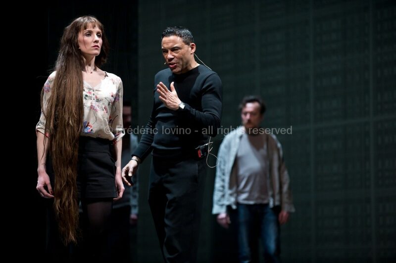 MARTA (Ludovic Lagadre, 2016) - Séance de répétition le 29 février 2016 à l'opéra de Lille - Opéra de Wolfgang Mitterer (né en 1958) - Mise en scène: Ludovic Lagarde - Direction musicale: Clement Power - Avec: Elsa Benoit, Georg Nigl, Hesse von den Steinen, Martin Mairinger, Tom Randle, Ensemble Ictus, Les Cris de Paris (ensemble vocal) - Photographie © Frédéric IOVINO