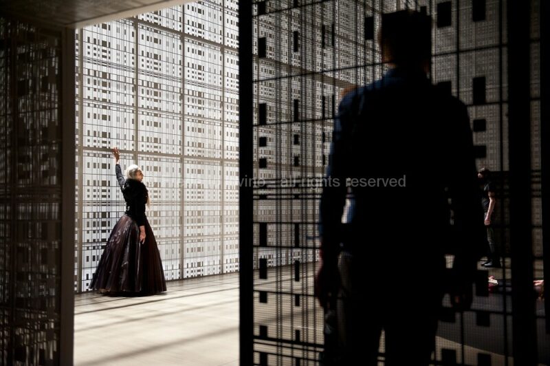 MARTA (Ludovic Lagadre, 2016) - Séance de répétition le 29 février 2016 à l'opéra de Lille - Opéra de Wolfgang Mitterer (né en 1958) - Mise en scène: Ludovic Lagarde - Direction musicale: Clement Power - Avec: Elsa Benoit, Georg Nigl, Hesse von den Steinen, Martin Mairinger, Tom Randle, Ensemble Ictus, Les Cris de Paris (ensemble vocal) - Photographie © Frédéric IOVINO