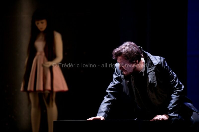 MARTA (Ludovic Lagadre, 2016) - Séance de répétition le 29 février 2016 à l'opéra de Lille - Opéra de Wolfgang Mitterer (né en 1958) - Mise en scène: Ludovic Lagarde - Direction musicale: Clement Power - Avec: Elsa Benoit, Georg Nigl, Hesse von den Steinen, Martin Mairinger, Tom Randle, Ensemble Ictus, Les Cris de Paris (ensemble vocal) - Photographie © Frédéric IOVINO