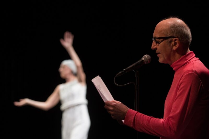 ROCKSTAR (Valeria Giuga / Cie Labkine)  Le 24 janvier 2020 à l'Atelier de Paris /CDCN, La Cartoucherie, Paris (75) -  Chorégraphie : Valeria Giuga - Danse : Noëlle Simonet - Textes, voix, création sonore : Jean-Michel Espitallier - Création sonore : Anne-James Chaton - photographie ©F.IOVINO