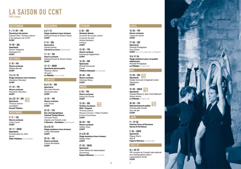Programme CCNT saison 2014-2015 - photographie © Frédéric Iovino