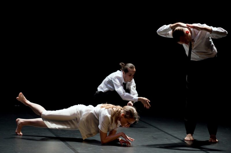 ILS N’ONT RIEN VU (Thomas Lebrun, 2019) . Les 1er et 03 juin 2019 à Tours au Théâtre Olympia, CDN, dans le cadre du festival Tours d’Horizons. Chorégraphie: Thomas Lebrun. Interprétation: Maxime Camo, Raphaël Cottin, Anne-Emmanuelle Deroo, Karima El Amrani, Akiko Kajihara, Anne-Sophie Lancelin, Matthieu Patarozzi, Léa Scher, Yohann Têté. Photographie © Frédéric IOVINO