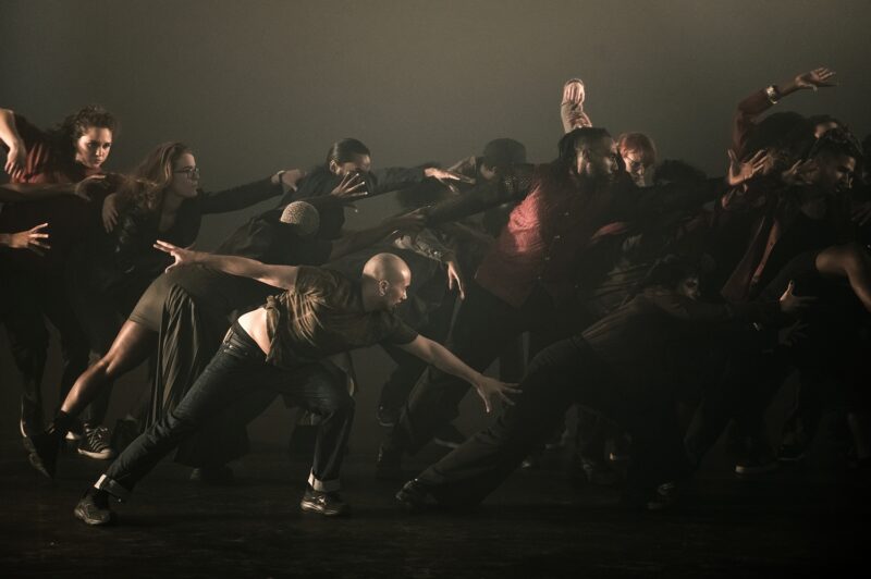 G.R.O.O.V.E. (Bintou Dembélé) le 02 mars 2023 à l'opéra de Lille.
Bintou Dembélé: conception, chorégraphie et jeu.
Avec Wilfried Blé « Wolf », Guillaume Chan Ton, Nadia Cyrielle Gabrieli Kalati « Nadeeya », Marion Gallet, Cintia Golitin, Adrien Goulinet, Mohammed Medelsi « Med », Alexandre Moreau « Cyborg », Salomon, Mpondo-Dicka « Bidjé », Michel Onomo « Meech », Féroz Sahoulamide, Marie Ndutiye danse Célia Kameni voix Charles Amblard guitare et lapsteel Avec la collaboration du Flow – Centre Eurorégional des Cultures Urbaines et la participation de Élise André, Indraline Payet, Tiphanie Casanova, Cindy Chopngui, Tassline Driss, Cécile Félix, Marie Froumentin, Adrienne Lebrun, Kinta Mendy, Michaela Piklova, Émeline Roukia, Alisson Varenne, Alfred Vivier, Shaïmâa Bekirane.
Photographie : FREDERIC IOVINO