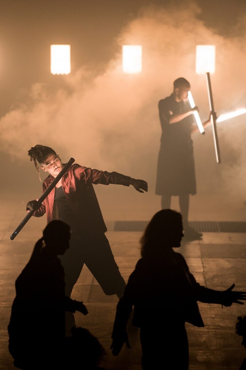 G.R.O.O.V.E. (Bintou Dembélé) le 02 mars 2023 à l'opéra de Lille.
Bintou Dembélé: conception, chorégraphie et jeu.
Avec Wilfried Blé « Wolf », Guillaume Chan Ton, Nadia Cyrielle Gabrieli Kalati « Nadeeya », Marion Gallet, Cintia Golitin, Adrien Goulinet, Mohammed Medelsi « Med », Alexandre Moreau « Cyborg », Salomon, Mpondo-Dicka « Bidjé », Michel Onomo « Meech », Féroz Sahoulamide, Marie Ndutiye danse Célia Kameni voix Charles Amblard guitare et lapsteel Avec la collaboration du Flow – Centre Eurorégional des Cultures Urbaines et la participation de Élise André, Indraline Payet, Tiphanie Casanova, Cindy Chopngui, Tassline Driss, Cécile Félix, Marie Froumentin, Adrienne Lebrun, Kinta Mendy, Michaela Piklova, Émeline Roukia, Alisson Varenne, Alfred Vivier, Shaïmâa Bekirane.
Photographie : FREDERIC IOVINO