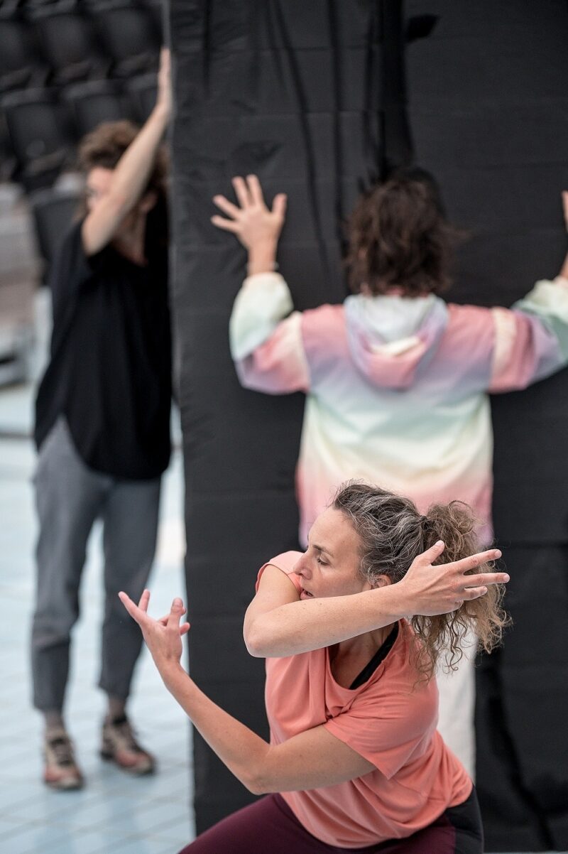 EN RECONNAISSANCE le 30 juin 2023 à Ostende (Dansbad, Festival Dansand). 
Conception: Gaëtan Rusquet,  
avec: Adaline Anobile, Victor Dumont, Keren Kraizer, Lise Vermot, Gaëtan Rusquet.

Photographie : FREDERIC IOVINO