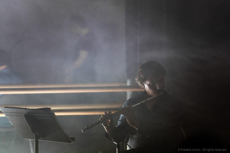 Sortie de résidence du Collectif Meute à l'Opéra de Lille le 25 juin 2022 : présentation de "(Eine) Winterrise". Photographie : FREDERIC IOVINO