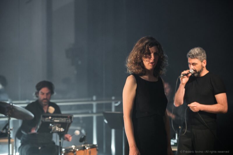 Sortie de résidence du Collectif Meute à l'Opéra de Lille le 25 juin 2022 : présentation de "(Eine) Winterrise". Photographie : FREDERIC IOVINO