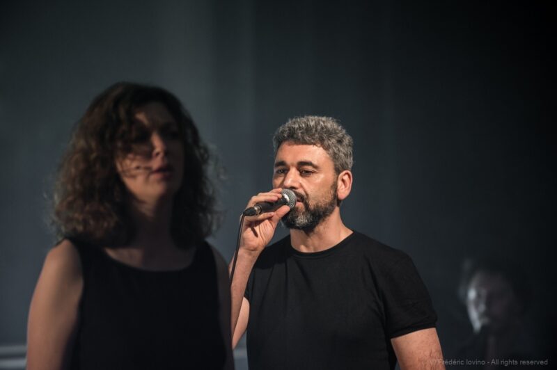 Sortie de résidence du Collectif Meute à l'Opéra de Lille le 25 juin 2022 : présentation de "(Eine) Winterrise". Photographie : FREDERIC IOVINO
