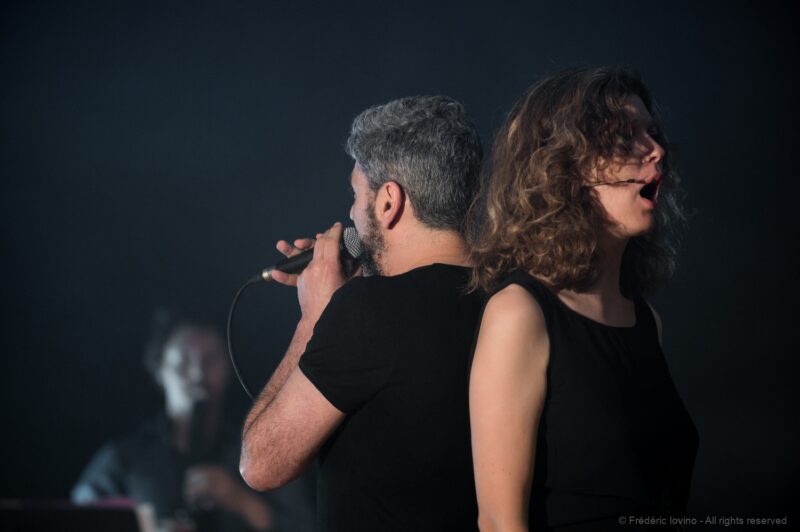 Sortie de résidence du Collectif Meute à l'Opéra de Lille le 25 juin 2022 : présentation de "(Eine) Winterrise". Photographie : FREDERIC IOVINO