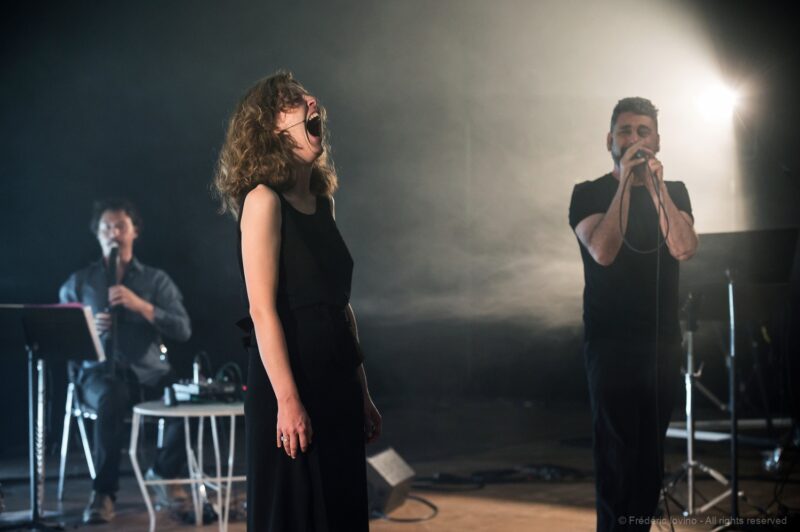 Sortie de résidence du Collectif Meute à l'Opéra de Lille le 25 juin 2022 : présentation de "(Eine) Winterrise". Photographie : FREDERIC IOVINO