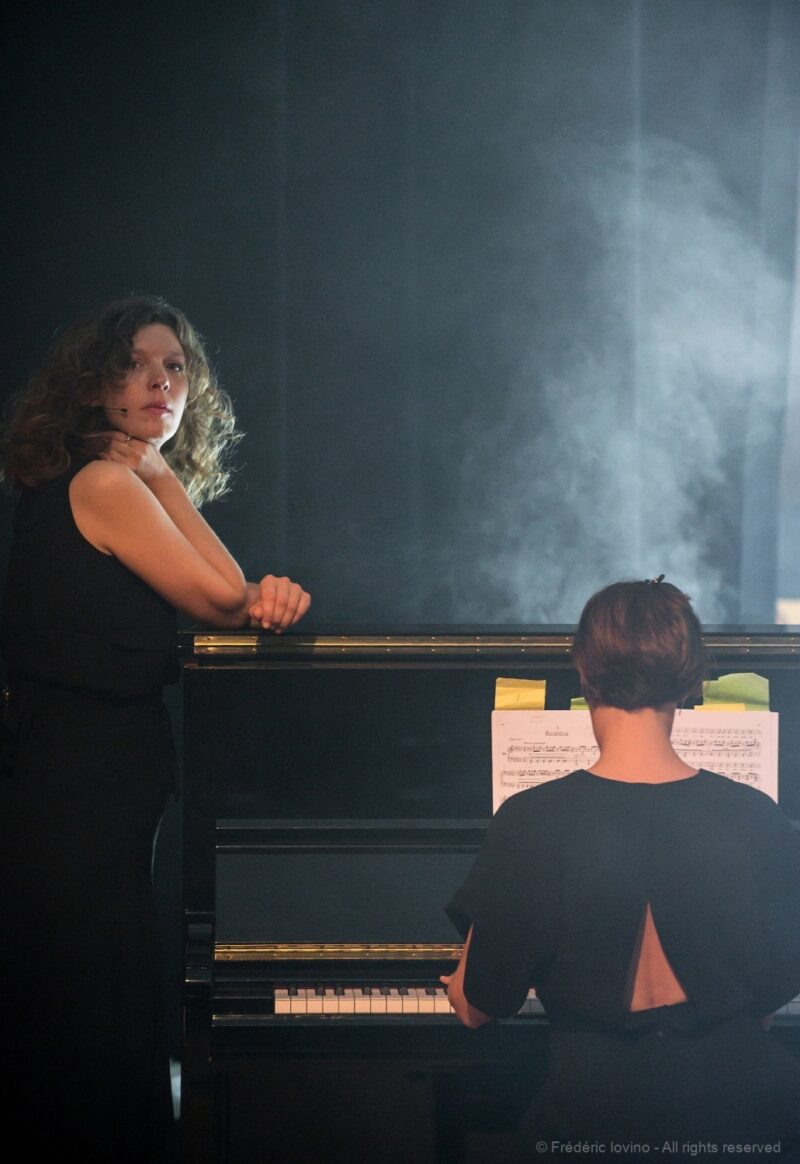 Sortie de résidence du Collectif Meute à l'Opéra de Lille le 25 juin 2022 : présentation de "(Eine) Winterrise". Photographie : FREDERIC IOVINO