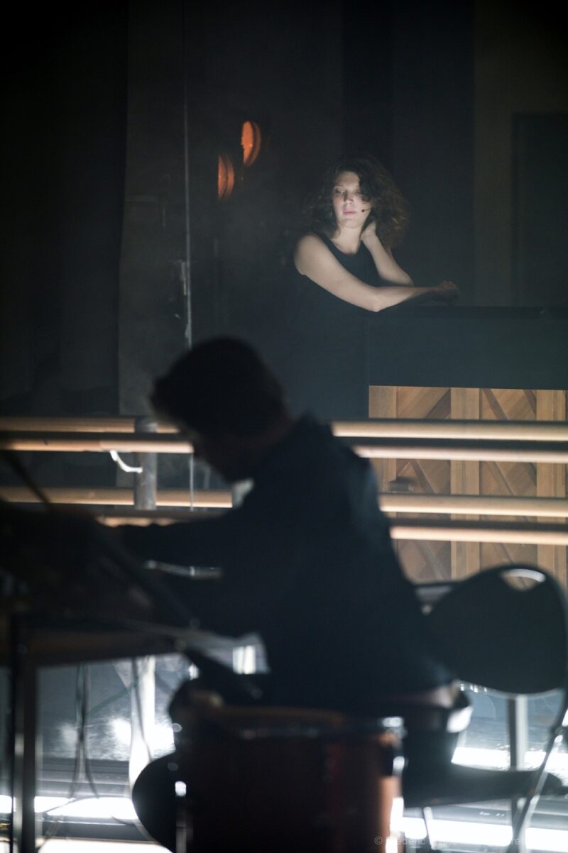 Sortie de résidence du Collectif Meute à l'Opéra de Lille le 25 juin 2022 : présentation de "(Eine) Winterrise". Photographie : FREDERIC IOVINO