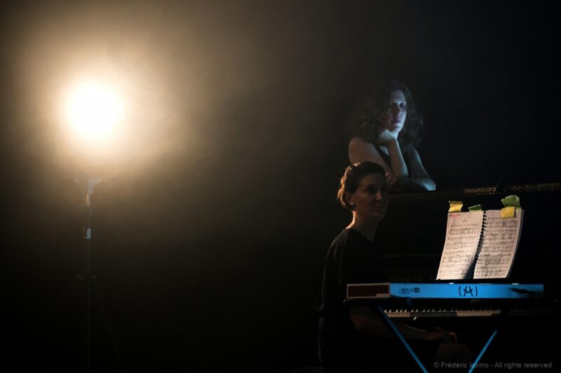 Sortie de résidence du Collectif Meute à l'Opéra de Lille le 25 juin 2022 : présentation de "(Eine) Winterrise". Photographie : FREDERIC IOVINO