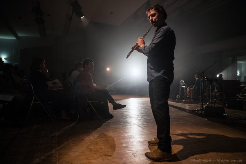 Sortie de résidence du Collectif Meute à l'Opéra de Lille le 25 juin 2022 : présentation de "(Eine) Winterrise". Photographie : FREDERIC IOVINO